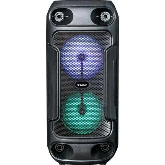 Caixa de Som Sumay CSP1317 Slimback 80w Bluetooth Preta - Imagem 2