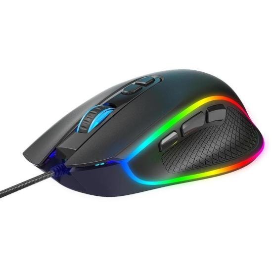 Mouse Gamer Fortrek Cruiser New Edition 12000 Dpi RGB Preto - Imagem 2