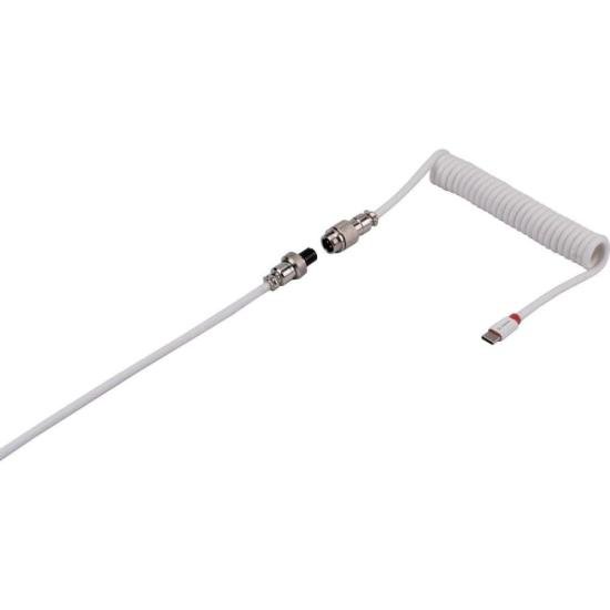 Cabo Coiled Fortrek Helix Branco - Imagem 2
