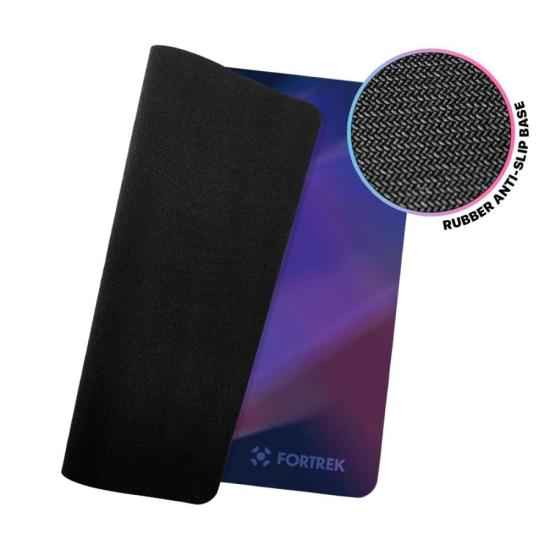 Mousepad Com Infusão de Vidro Fortrek Quickglass PRO Preto - Imagem 4
