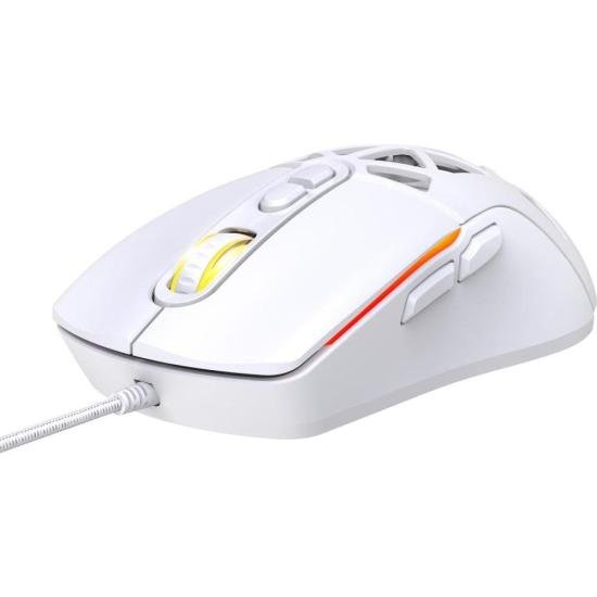 Mouse Gamer Com Fio Fortrek Striker Branco - Imagem 4