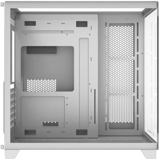 Gabinete Gamer Fortrek Clarity Full Glass Aquário Branco - Imagem 3