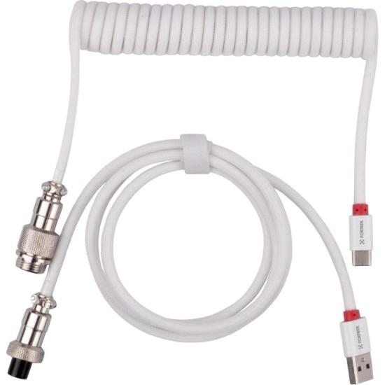 Cabo Coiled Fortrek Helix Branco - Imagem 4