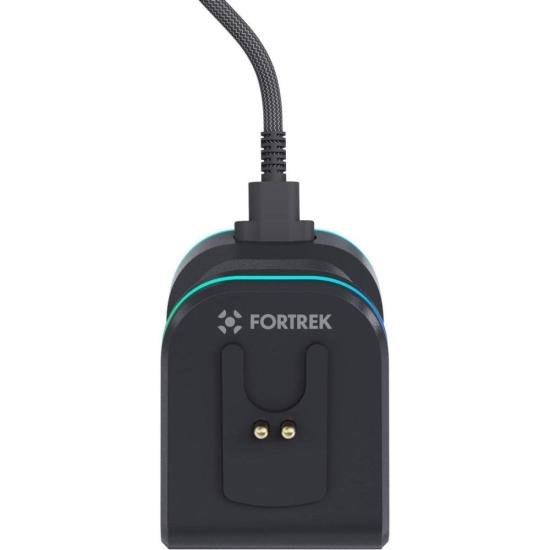 Mouse Wireless com Dock de Carregamento Magnético Fortrek Loyal Preto - Imagem 3