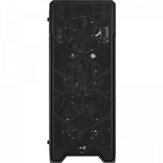 Gabinete Gamer Aerocool Ore Saturn Preto RGB Lateral Acrílico - Imagem 6