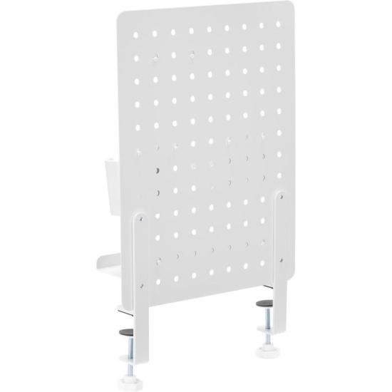 Pegboard Office Painel Organizador Fortrek Grid Space 42x48 Branco - Imagem 6