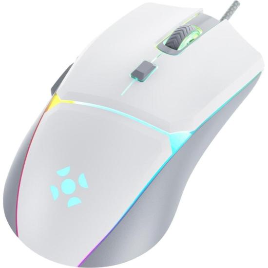 Mouse Gamer Fortrek Crusader 12800Dpi Branco - Imagem 2