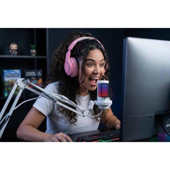 Microfone Gamer Fortrek MIC10 Branco - Imagem 4