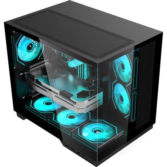 Gabinete Gamer Fortrek Clarity Max Preto - Imagem 4