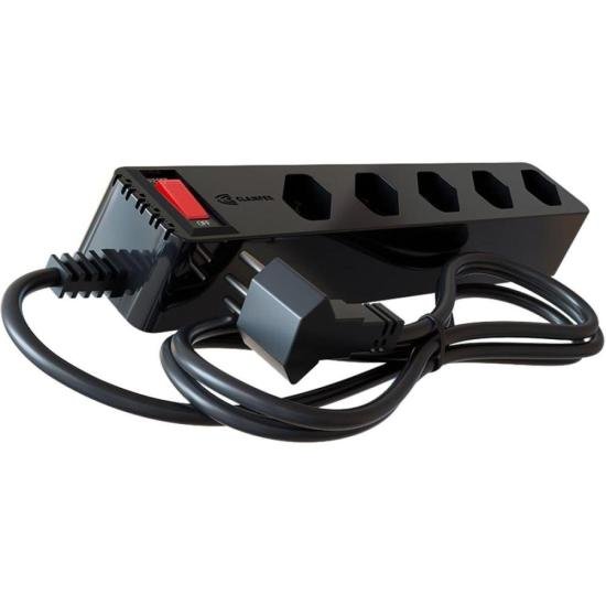 Filtro de Linha Com Proteção DPS 3P Energia 5 Clamper Preto - Imagem 5