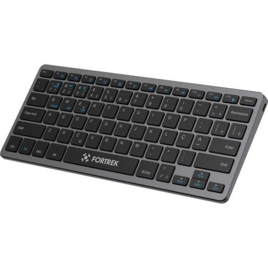 Teclado Office Fortrek KB11 Compact Bluetooth Preto - Imagem 3