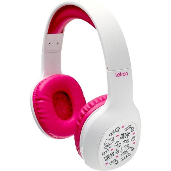 Headphone Bluetooth Letron Hello Kitty Rosa - Imagem 2