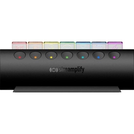 Hub USB 7 Portas 3.0 Streamplify Ctrl 7 Preto RGB - Imagem 2