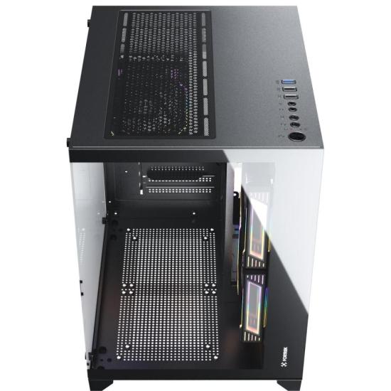 Gabinete Gamer Fortrek Clarity Preto Lateral Vidro - Imagem 5