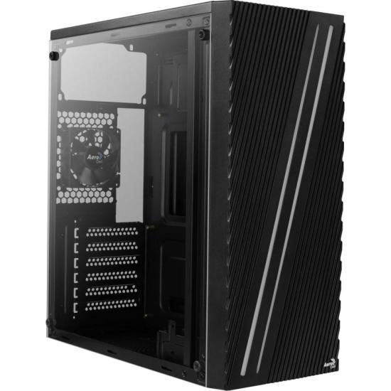 Gabinete Gamer Aerocool Streak Preto RGB Lateral Acrílico - Imagem 6