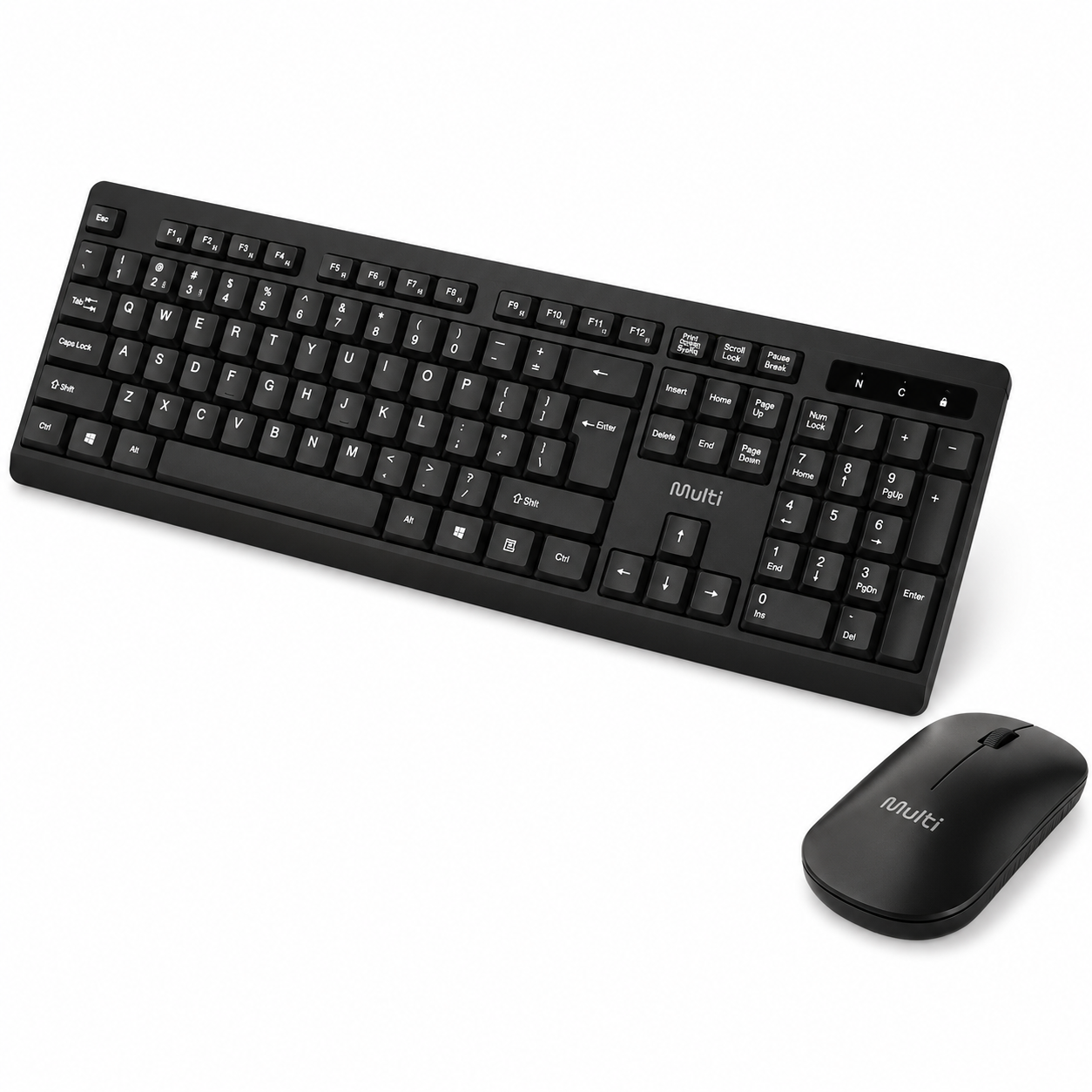 Kit Teclado E Mouse Sem Fio Basico Usb - Mouse 1200 Dpi - Tc670 - Imagem 3