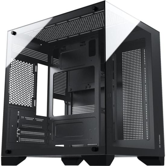 Gabinete Gamer Fortrek Clarity Preto Lateral Vidro - Imagem 3