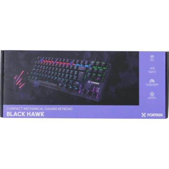 Teclado Gamer Mecânico Fortrek Black Hawk Compact Rainbow - Imagem 5