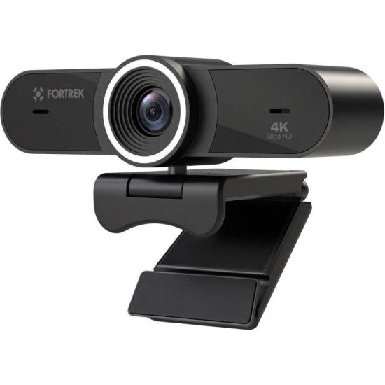Webcam Vision 40 Fortrek 4K Ultra HD Com Ring Light Para Videochamadas - Imagem 3
