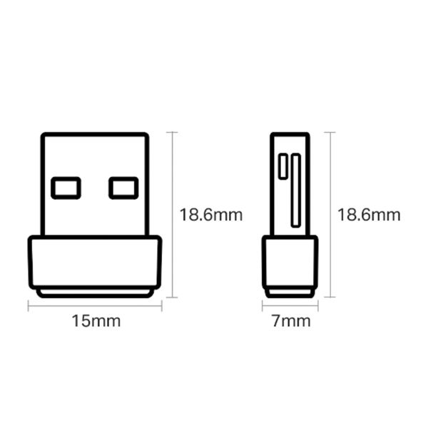 Adaptador Wifi Archer T2u Nano Usb Ac600 - Imagem 2