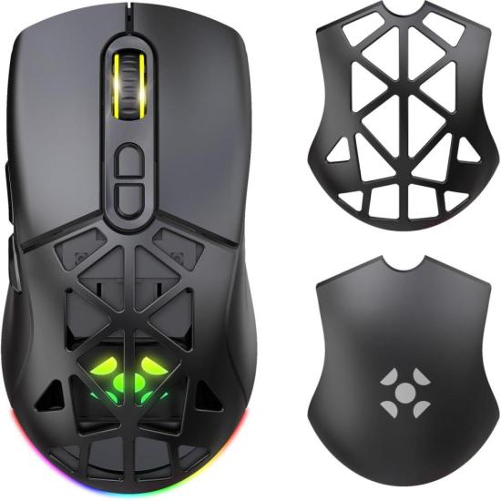 Mouse Gamer Sem Fio Wireless Fortrek Striker Air Preto - Imagem 2