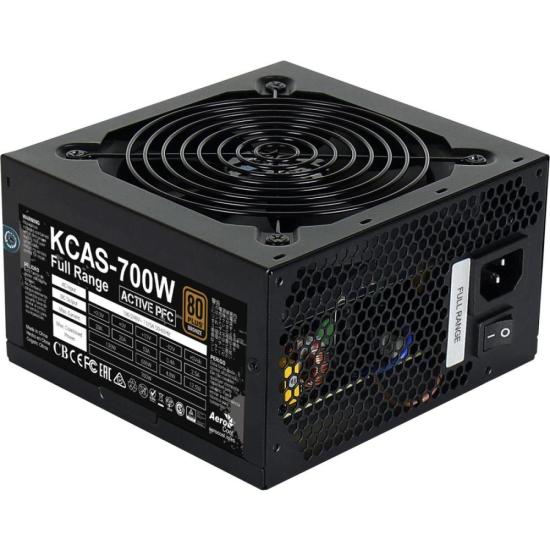 Fonte Gamer ATX Aerocool KCAS 700W 80 Plus Full Range APFC - Imagem 2