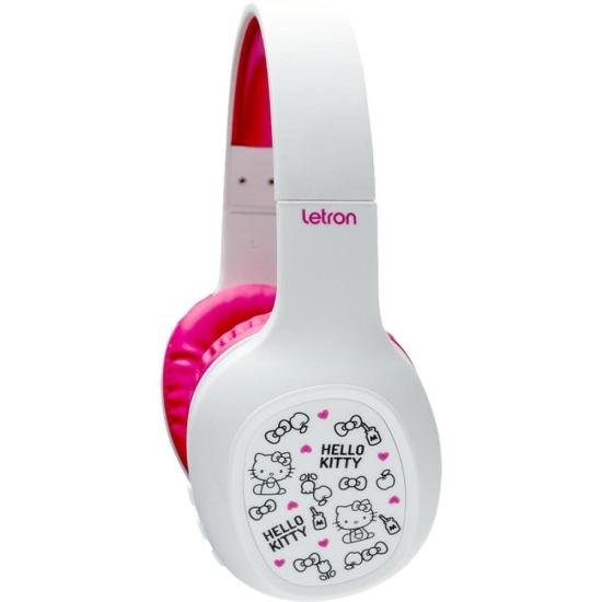 Headphone Bluetooth Letron Hello Kitty Rosa - Imagem 3