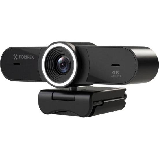 Webcam Vision 40 Fortrek 4K Ultra HD Com Ring Light Para Videochamadas - Imagem 2
