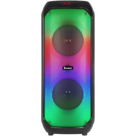 Caixa de Som Sumay CAP51 Fire 1000w Bluetooth Preta - Imagem 2