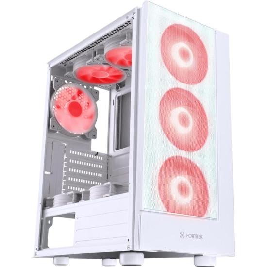 Gabinete Gamer Fortrek Cruiser Mid Tower RGB Branco - Imagem 3