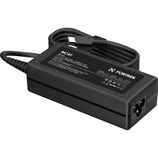 Carregador de Notebook USB-C Fortrek NC61 65w Preto - Imagem 2