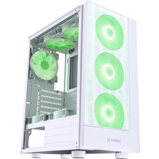 Gabinete Gamer Fortrek Cruiser Mid Tower RGB Branco - Imagem 2