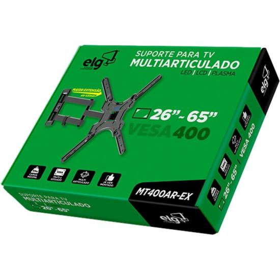 Suporte Para TV Multiarticulado ELG MT400AR-EX 26-65" Preto - Imagem 5