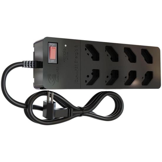 Filtro de Linha Com Proteção DPS 3P Energia 8 Clamper Preto - Imagem 2