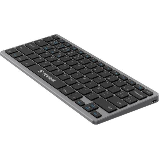 Teclado Office Fortrek KB11 Compact Bluetooth Preto - Imagem 4