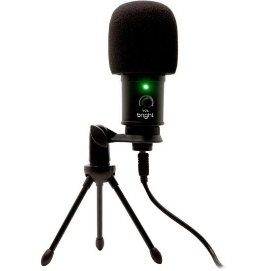 Microfone De Mesa Bright Streamer RGB - Imagem 2