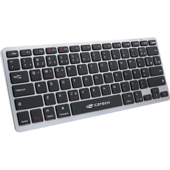Teclado C3Tech K-BT50BK Bluetooth Recarregável - Imagem 2
