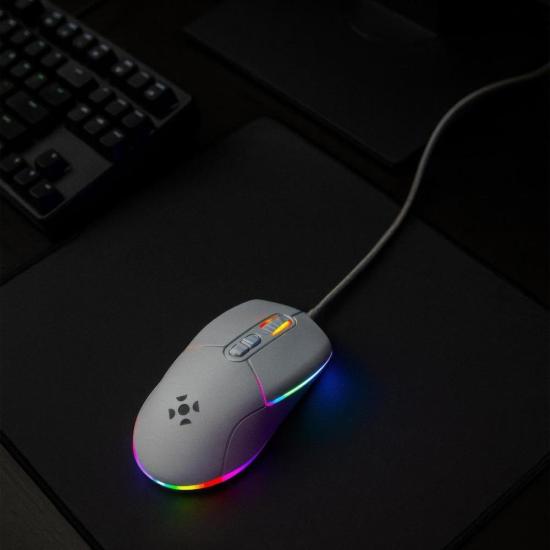 Mouse Gamer Com Fio Fortrek Striker Branco - Imagem 6