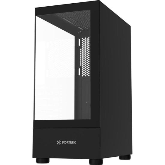 Gabinete Gamer Fortrek Crystal Mid Tower Preto - Imagem 2