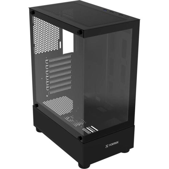 Gabinete Gamer Fortrek Crystal Mid Tower Preto - Imagem 4