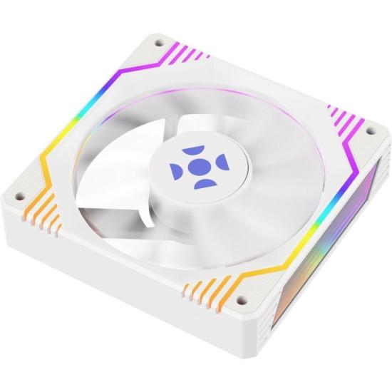 Kit Cooler Fan ARGB Fortrek Frosty Branco Com Controladora/Controle - Imagem 4