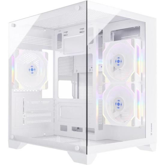 Gabinete Gamer Fortrek Clarity Branco Lateral Vidro - Imagem 6