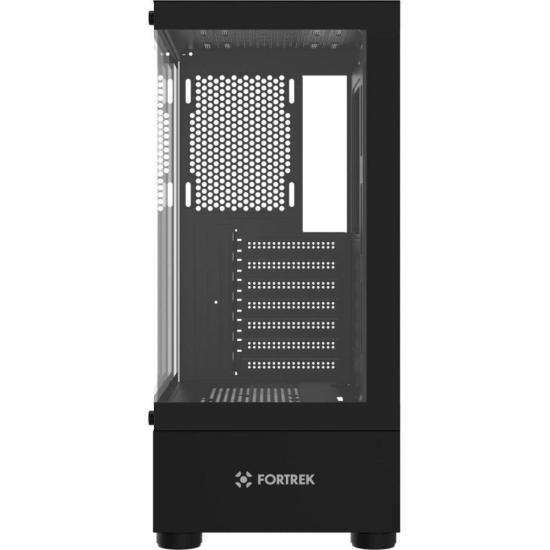 Gabinete Gamer Fortrek Crystal Mid Tower Preto - Imagem 3