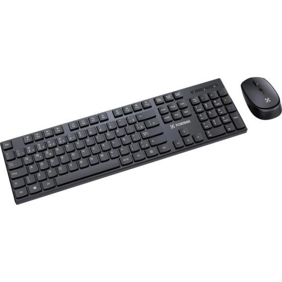 Kit Mouse e Teclado Fortrek CW11 Wireless Preto - Imagem 5