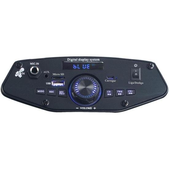 Caixa de Som Aquário HP-250 Bluetooth 250w Preta - Imagem 2