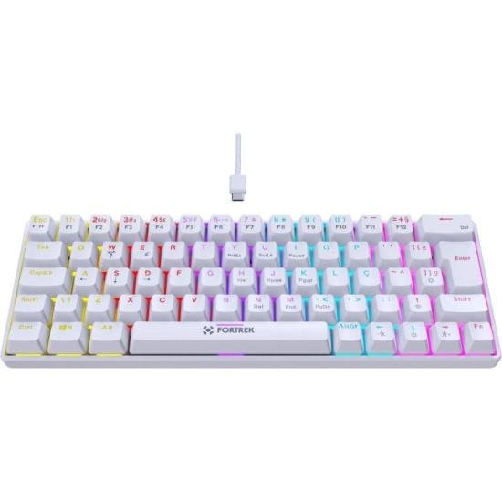 Teclado Gamer Mecânico Fortrek Gravity 65 Compact Switch Outemu Red W - Imagem 5