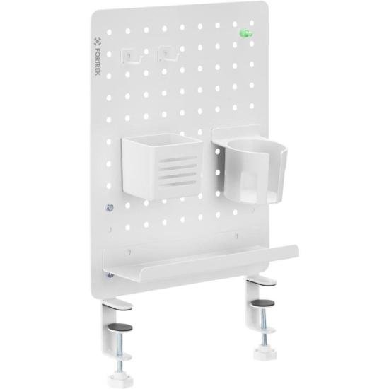 Pegboard Office Painel Organizador Fortrek Grid Space 42x48 Branco - Imagem 4