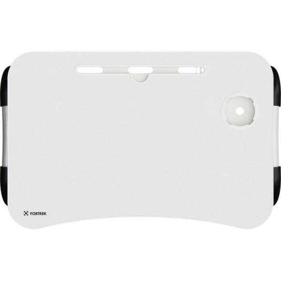 Mesa para Notebook Portátil Fortrek Lapdesk com Gaveta Embutida Branco - Imagem 2