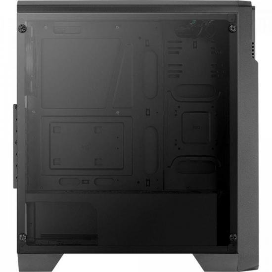 Gabinete Gamer Aerocool Ore Saturn Preto RGB Lateral Acrílico - Imagem 3
