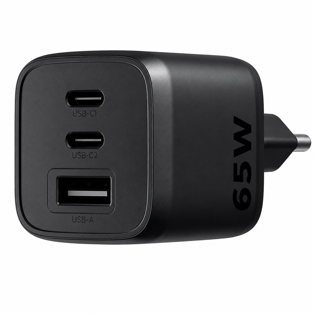 Carregador Ultrarrapido 65w C/ 3 Portas Usb (1 Usb-a + 2 Usb-c) Gan Ec21 4820190